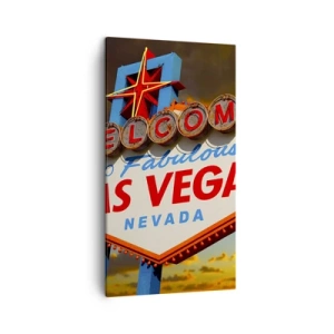 Quadro em tela - Por um sorriso do destino - 45x80 cm