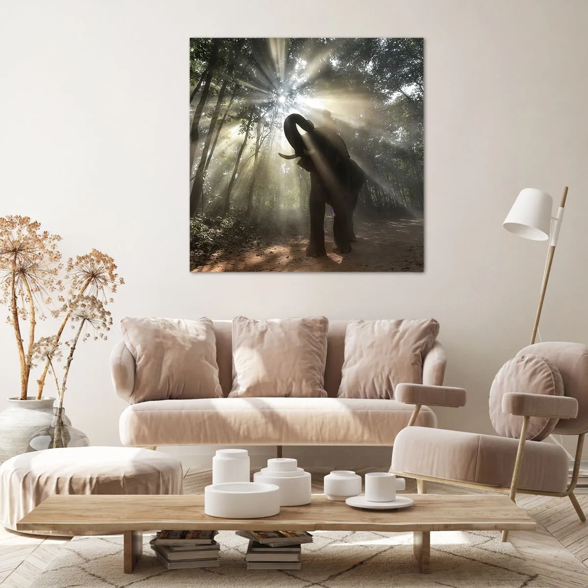 Quadro em tela - Sob a estrela da sorte - 50x50 cm