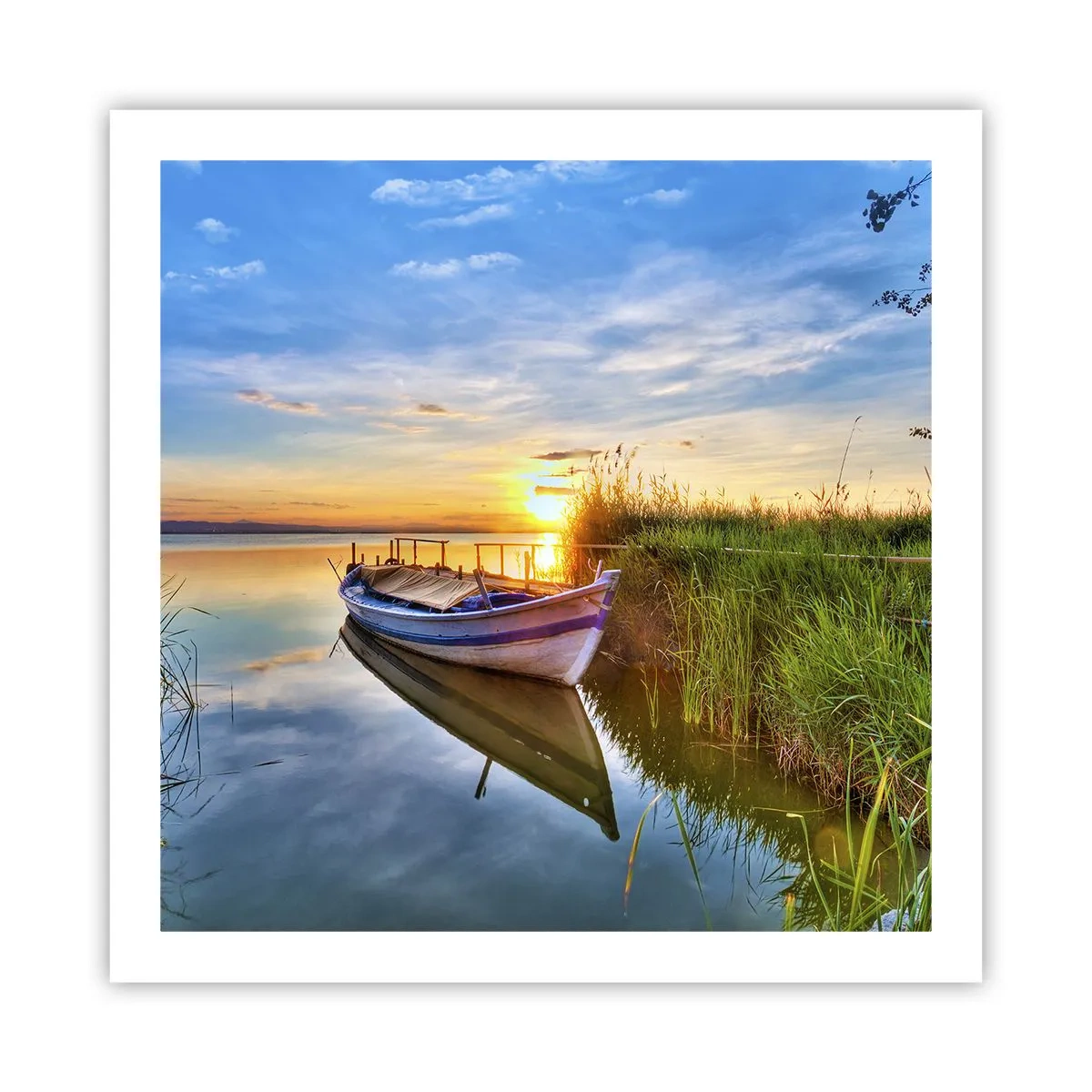 Pôster - Enseada de sonhos realizados - 60x60 cm