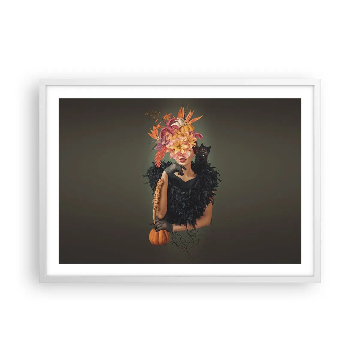 Pôster em moldura branca - O feitiço da bruxa - 70x50 cm