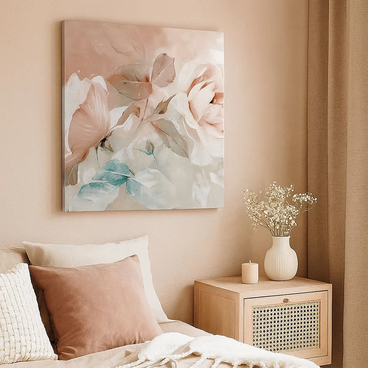 Quadro em tela - O espírito do romantismo - 30x30 cm