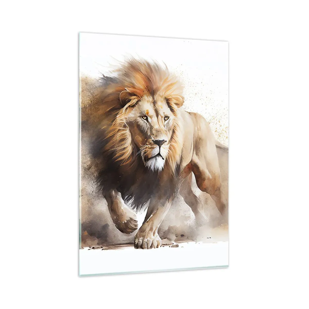 Quadro em vidro - O rei se foi - 80x120 cm