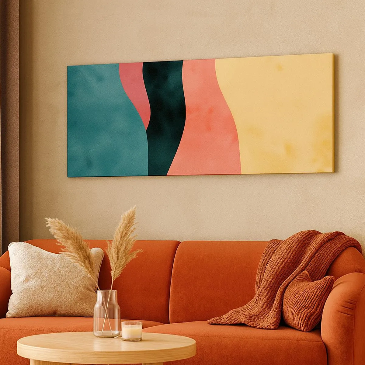 Quadro em tela - Incompatibilidade compatível - 100x40 cm