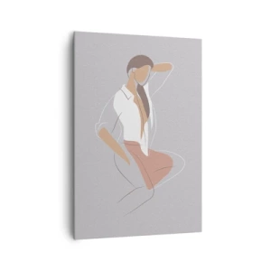 Quadro em tela - O esboço do encanto - 70x100 cm