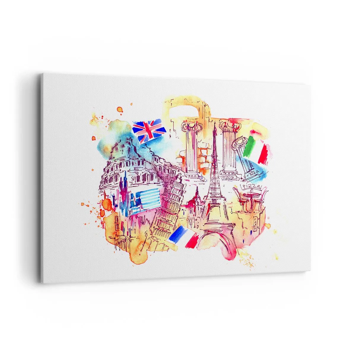 Quadro em tela - Tournée europeia - 120x80 cm