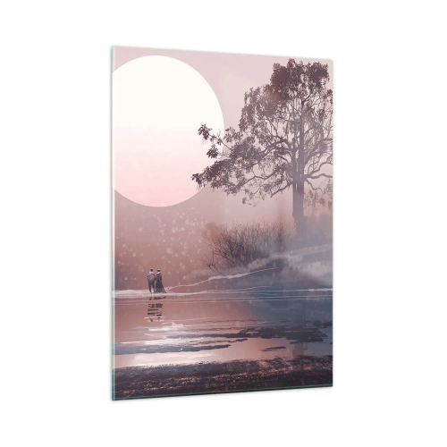 Quadro em vidro - Maravilhas da noite - 50x70 cm