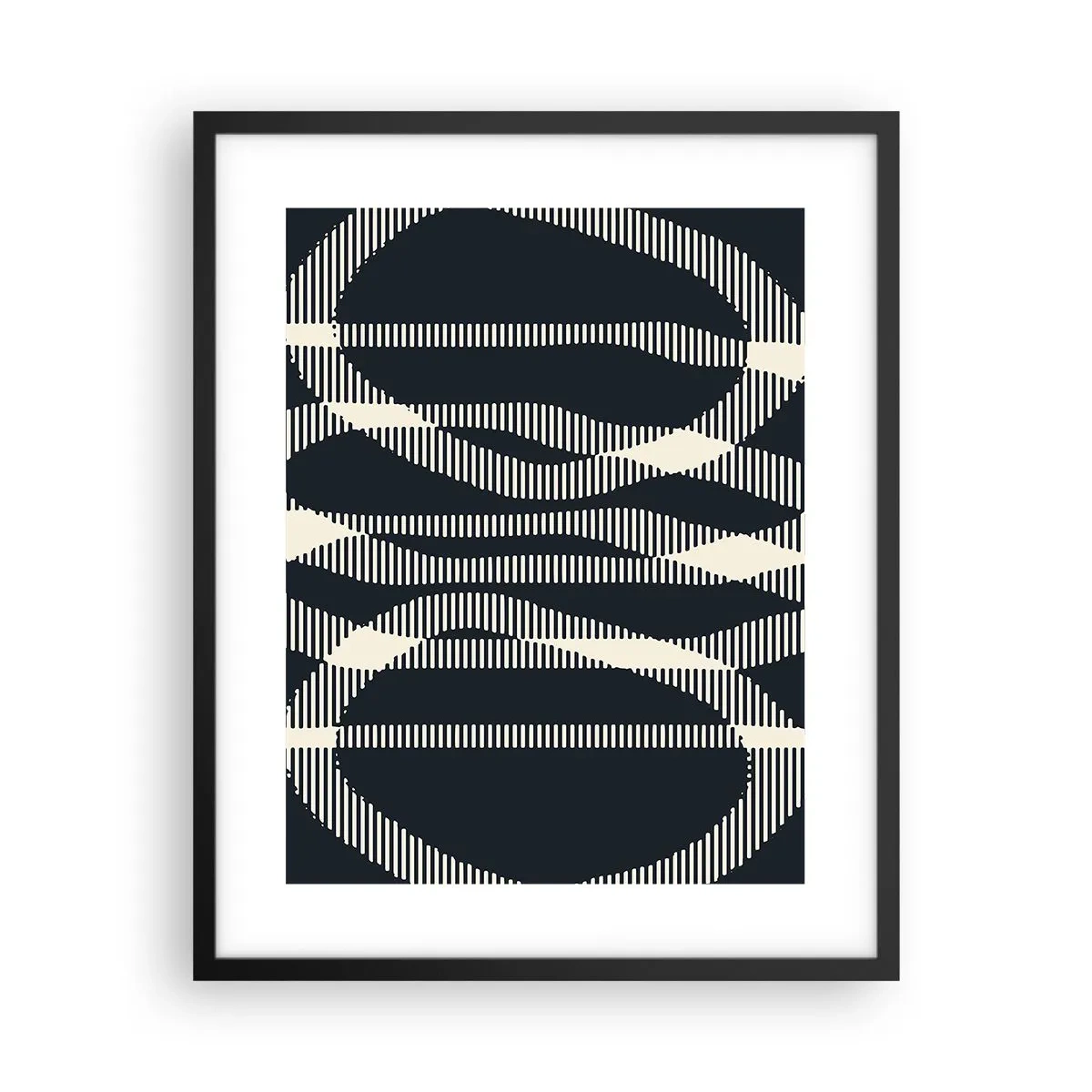 Pôster com moldura preta - Uma tentativa de quebrar a escuridão - 40x50 cm