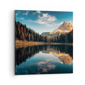 Quadro em tela - Paisagem dupla - 70x70 cm