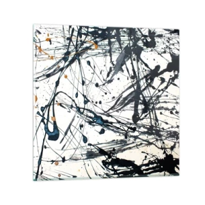 Quadro em vidro - Com ou sem sentido? - 40x40 cm