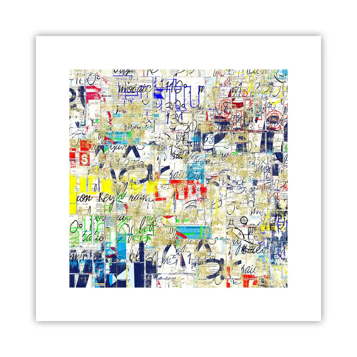 Pôster - Simplesmente agradável aos olhos - 30x30 cm