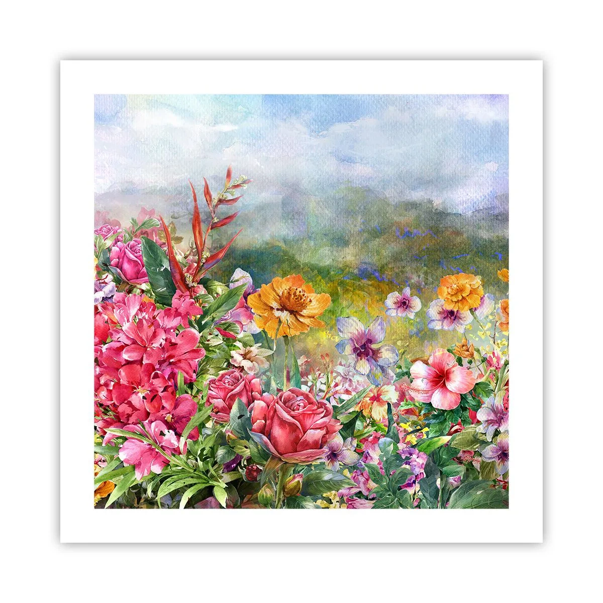 Pôster - O jardim que enlouqueceu - 50x50 cm