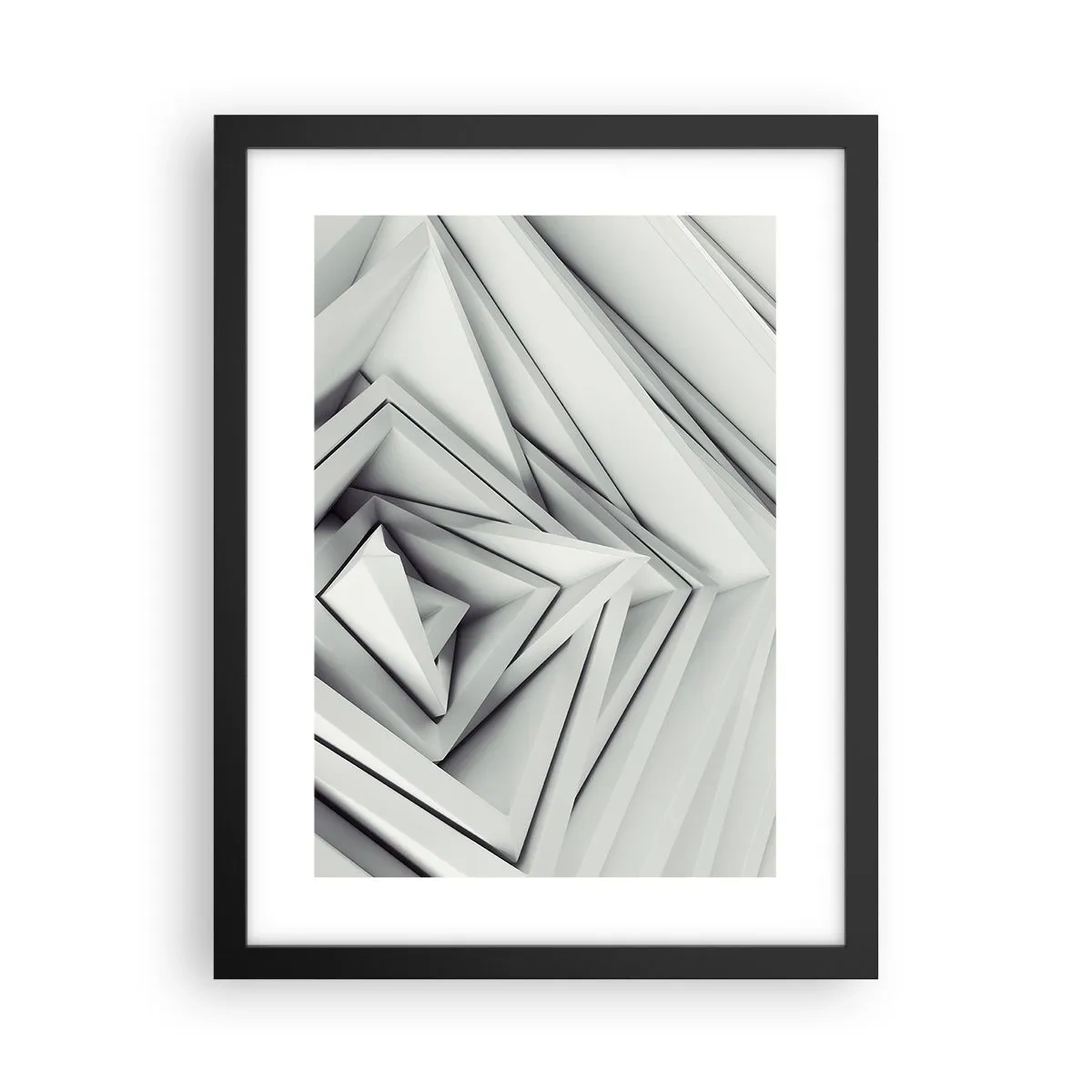 Pôster com moldura preta - Cantos vivos - 30x40 cm