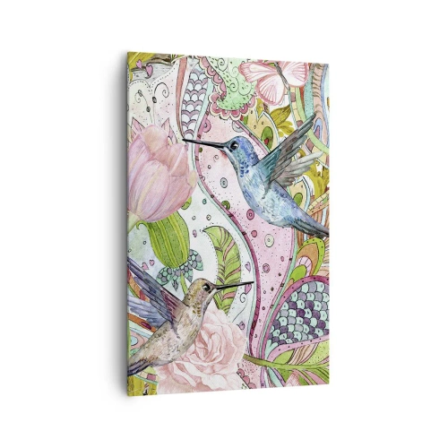 Quadro em tela - Emaranhados em trepadeiras - 80x120 cm