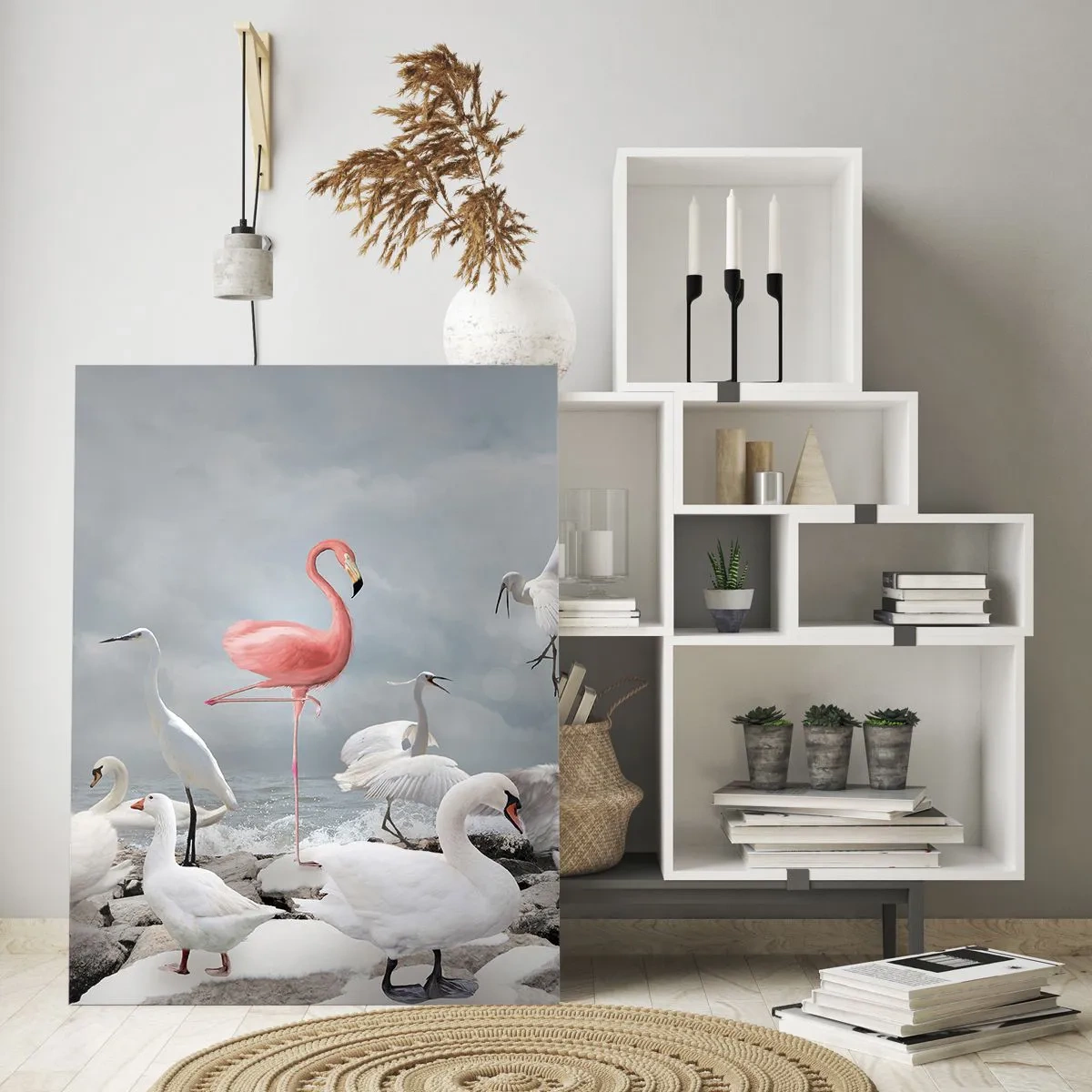 Quadro em vidro - Como vim parar aqui? - 50x70 cm