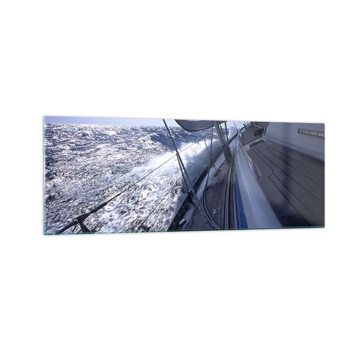 Quadro em vidro - Eu sei o que é ser um pássaro - 140x50 cm