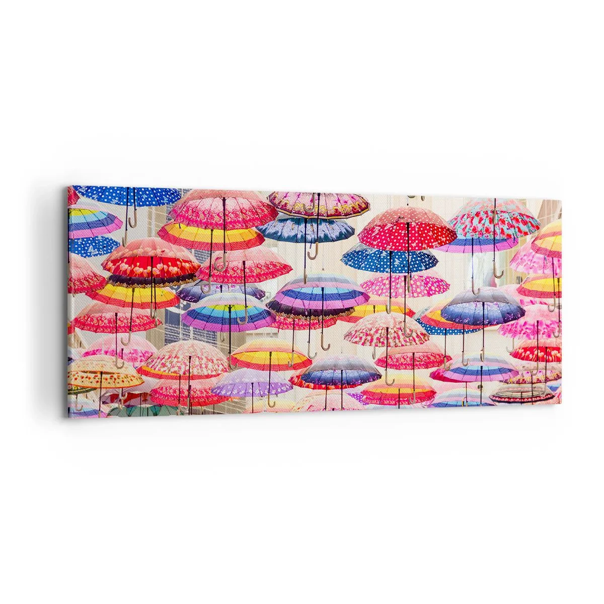 Quadro em tela - Prado urbano - 100x40 cm