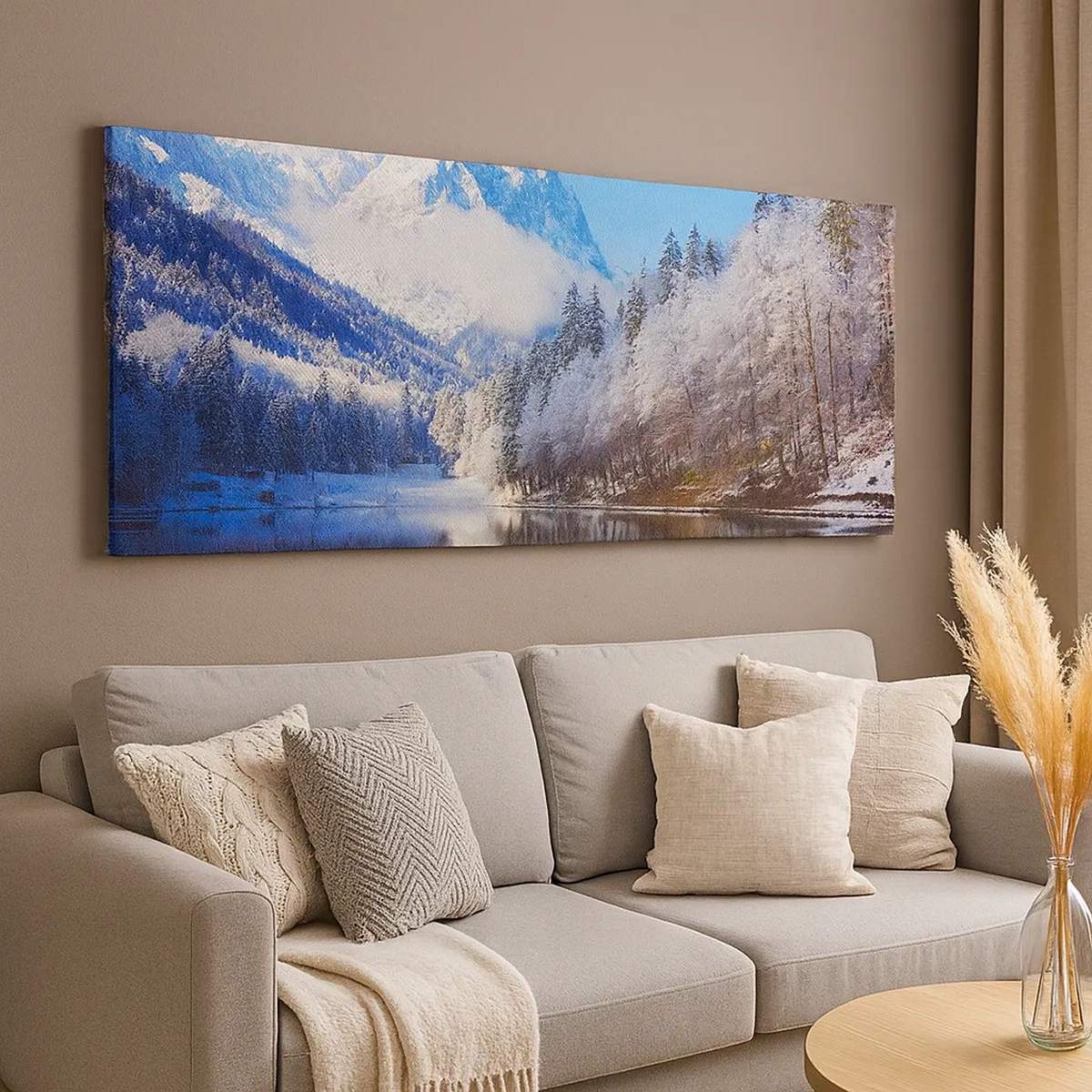 Quadro em tela - Guarda de neve - 30x30 cm