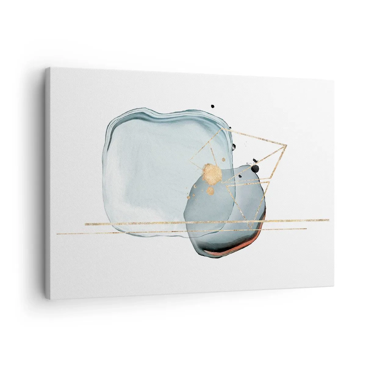 Quadro em tela - Um estudo sobre gotas - 70x50 cm