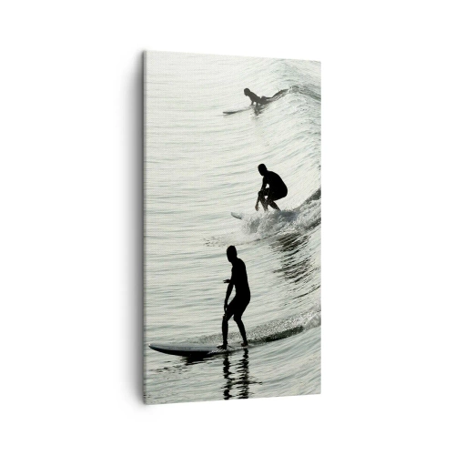 Quadro em tela - Para conhecer a onda - 45x80 cm