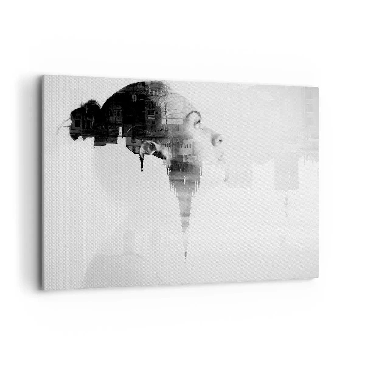 Quadro em tela - Em ambos os lados do vidro - 100x70 cm