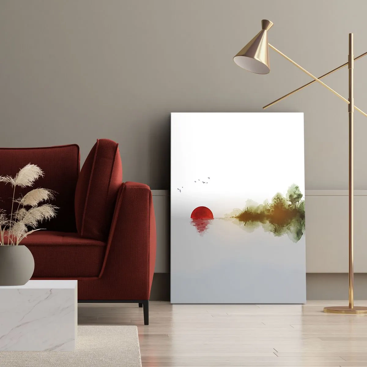 Quadro em tela - Uma promessa de paz - 45x80 cm