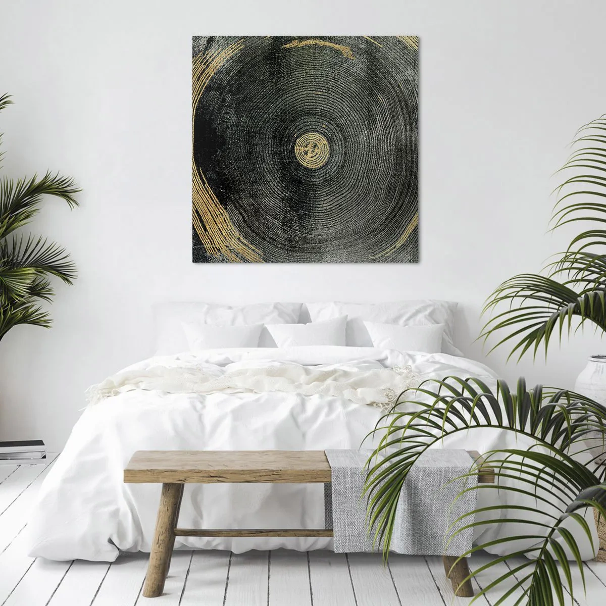 Quadro em tela - Mudança e persistência - 70x70 cm