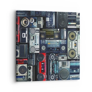 Quadro em tela - Saudades dos anos 80. - 30x30 cm