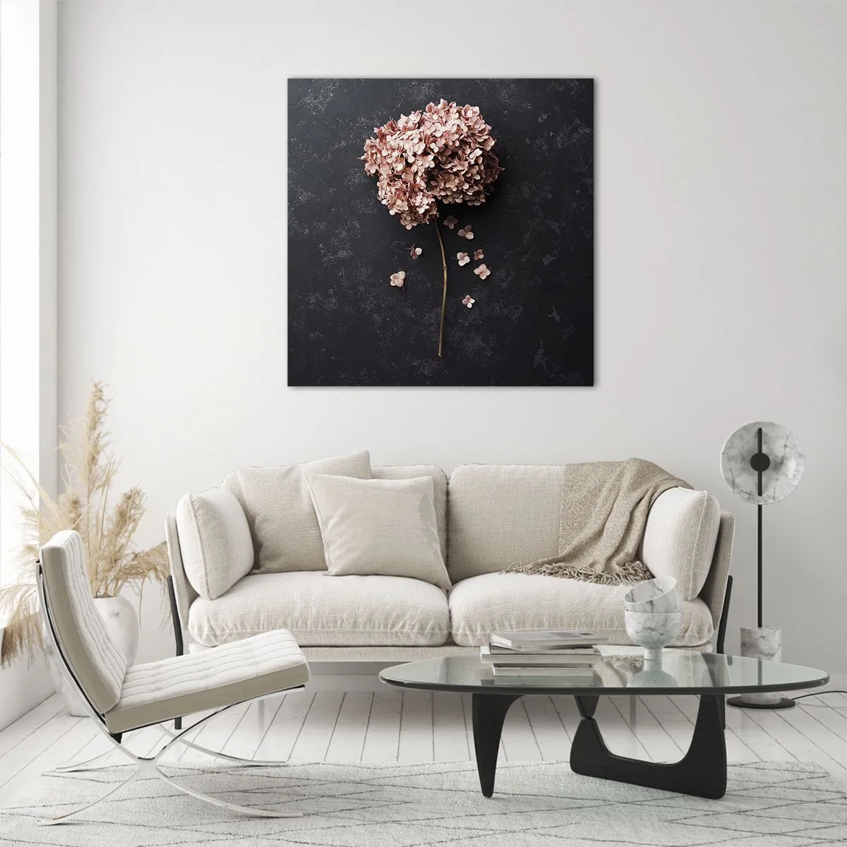 Quadro em vidro - Um sinal verdadeiramente romântico - 50x50 cm