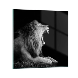 Quadro em vidro - Sem dúvida alguma - 40x40 cm