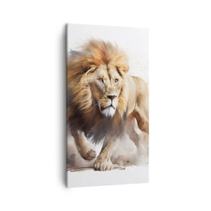 Quadro em tela - O rei se foi - 45x80 cm