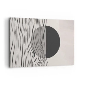 Quadro em tela - Composição da metade - 120x80 cm