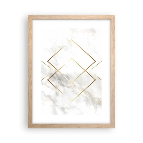 Pôster com moldura de carvalho claro - Vista ao infinito - 30x40 cm