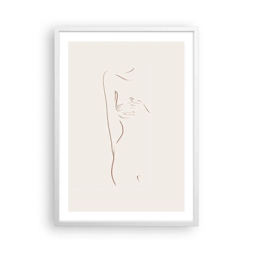 Pôster em moldura branca - A forma do desejo - 50x70 cm