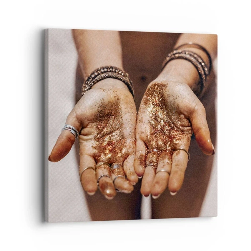 Quadro em tela - Um presente para si - 30x30 cm