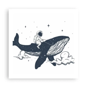 Pôster - Aventura espacial - 60x60 cm