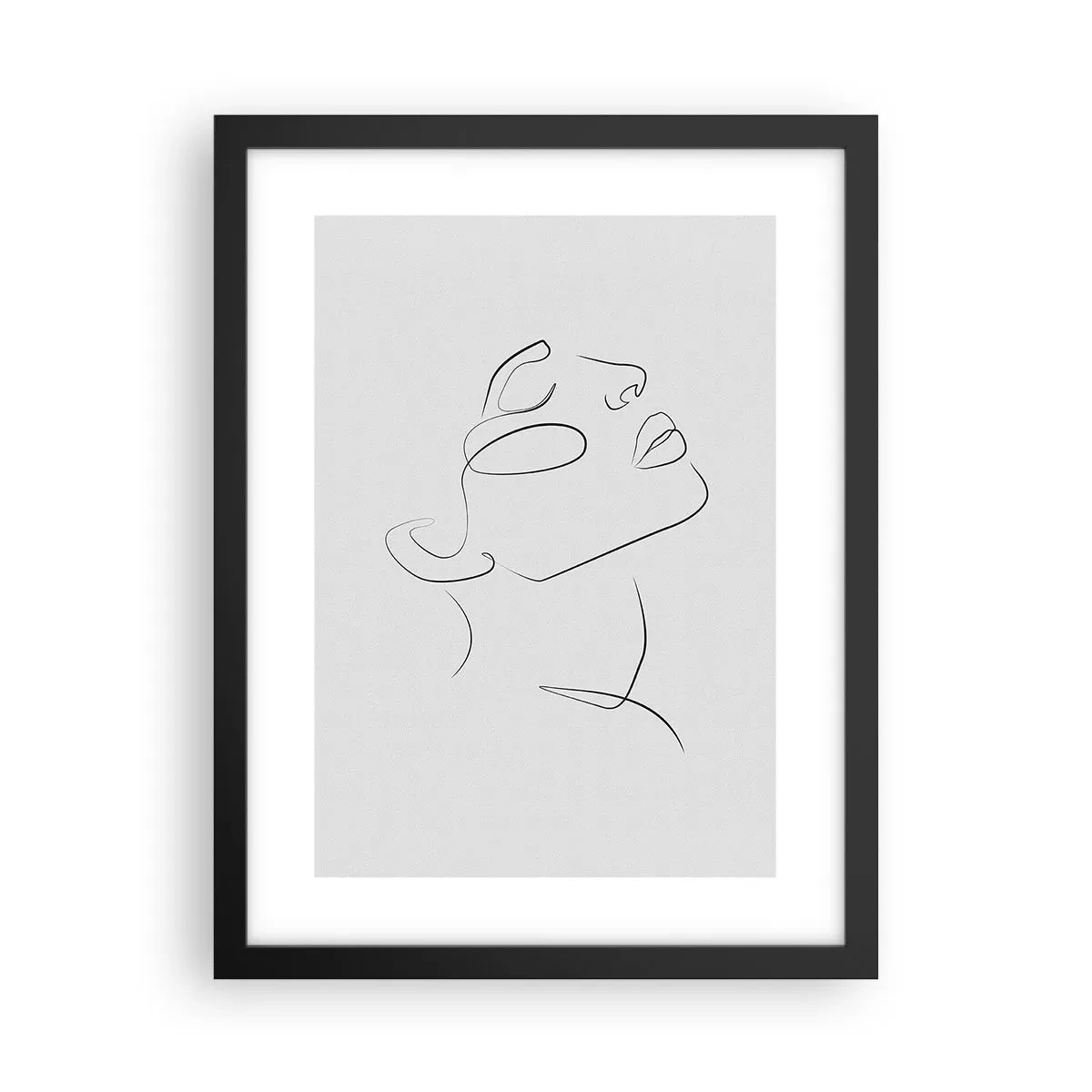 Pôster com moldura preta - Os meandros dos sonhos - 30x40 cm