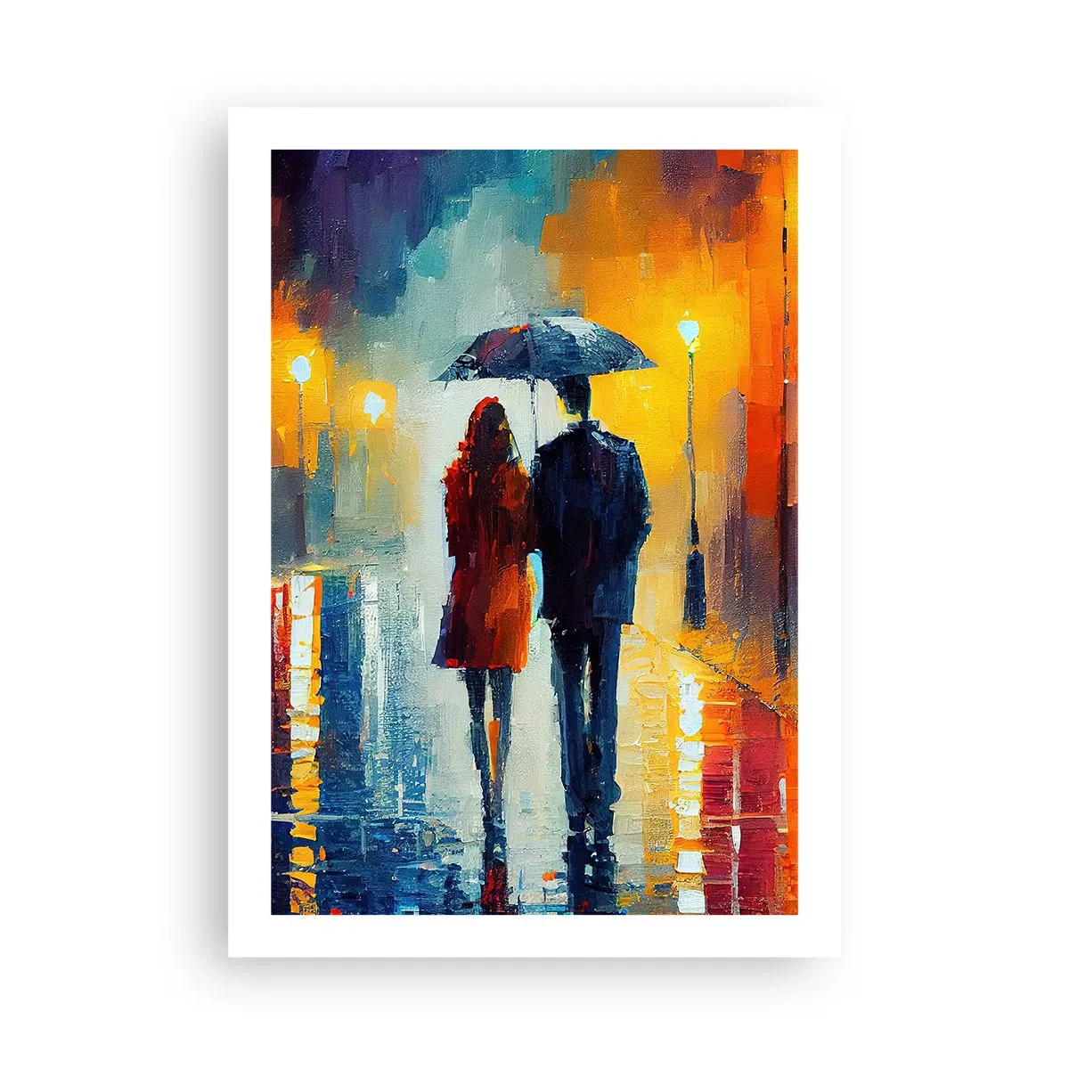 Pôster - Juntos – uma noite colorida - 50x70 cm