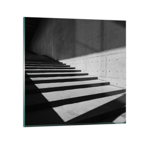 Quadro em vidro - A beleza crua do modernismo - 70x70 cm
