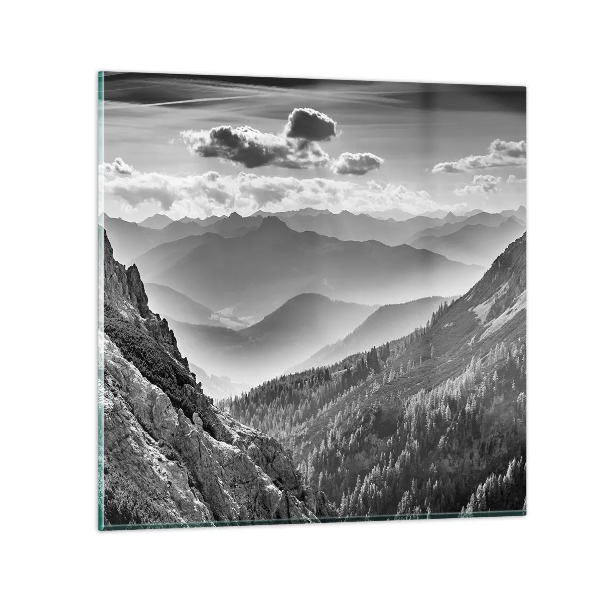 Quadro em vidro - Até ao horizonte - 30x30 cm