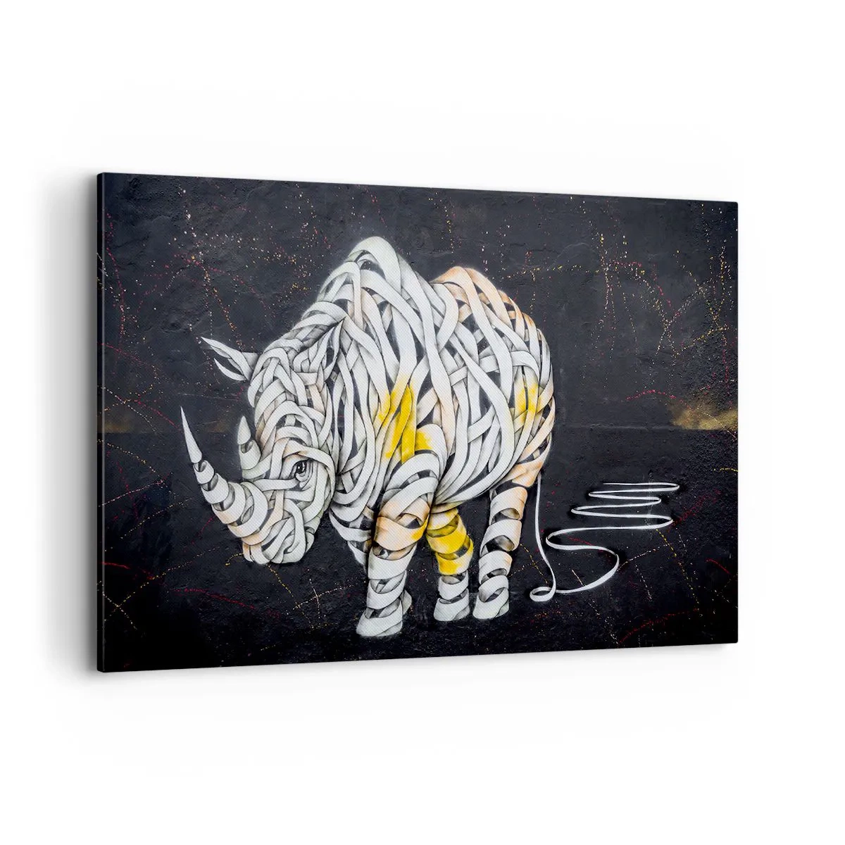 Quadro em tela - Dizer que é casca grossa é um mito - 120x80 cm