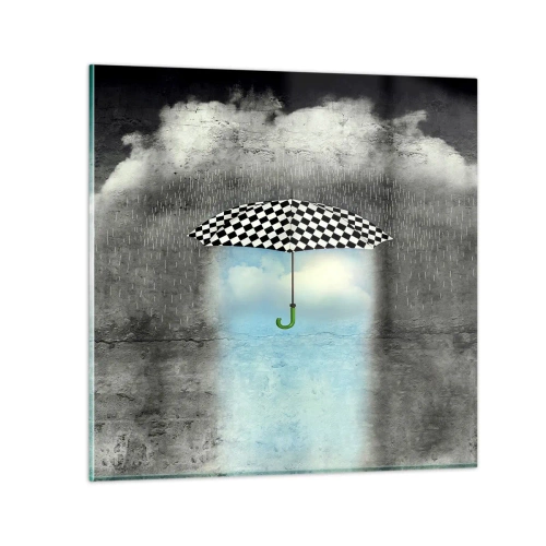 Quadro em vidro - No entanto, é possível - 50x50 cm