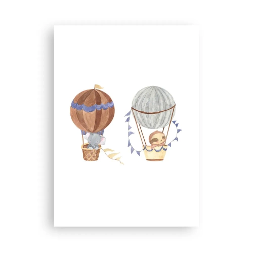 Pôster - Amigos em movimento - 50x70 cm