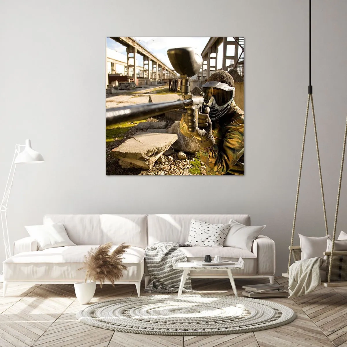 Quadro em tela - Você também pode ser um herói - 60x60 cm