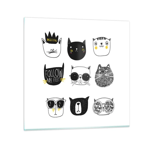 Quadro em vidro - Todos os outros - 40x40 cm