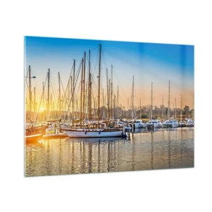 Quadro em vidro - O vento também deve dormir  - 100x70 cm