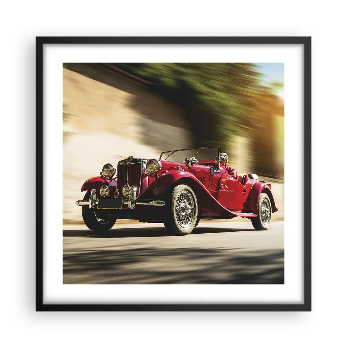 Pôster com moldura preta - Mais bonita que a Vitória de Samotrácia - 50x50 cm