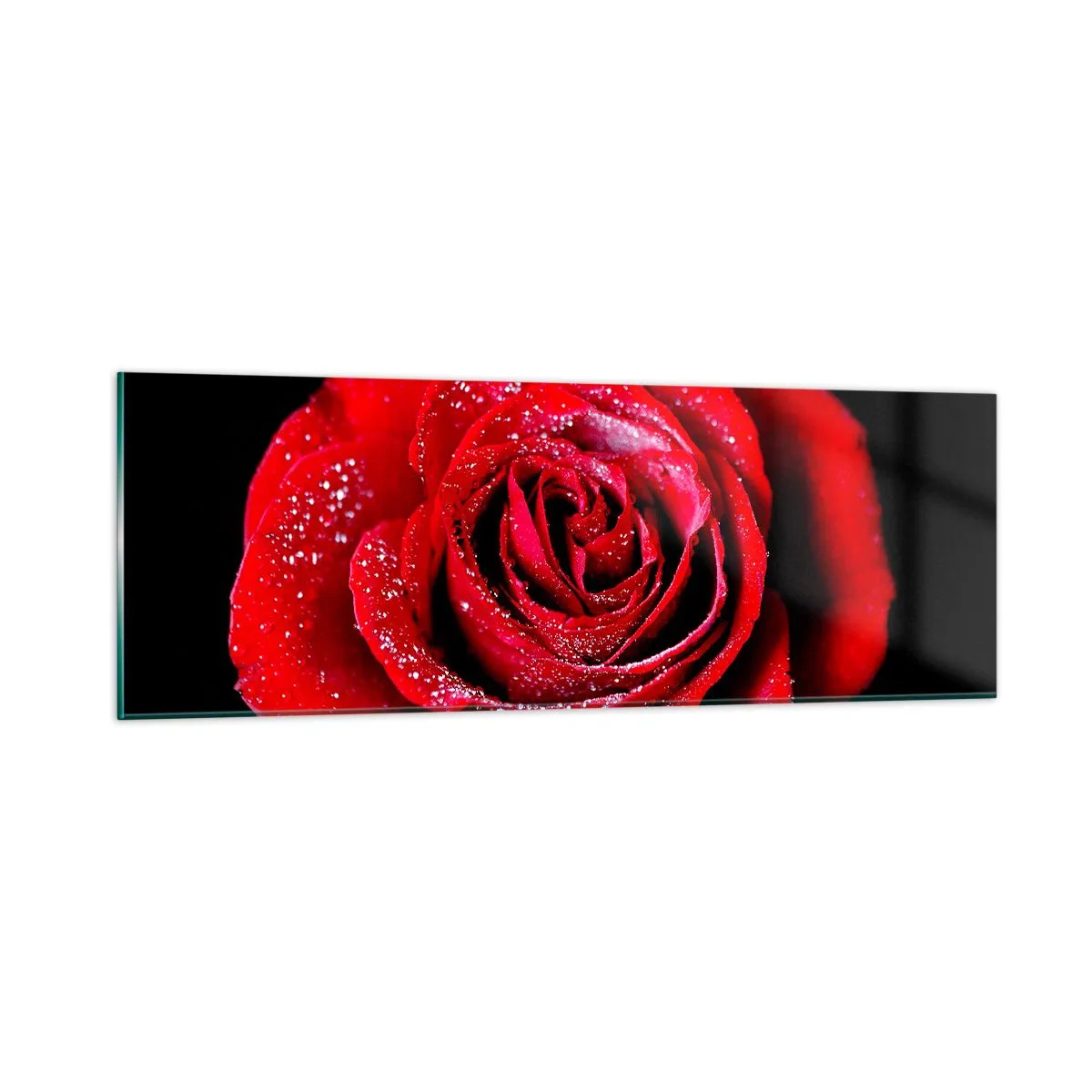Quadro em vidro - Isso é amor - 90x30 cm