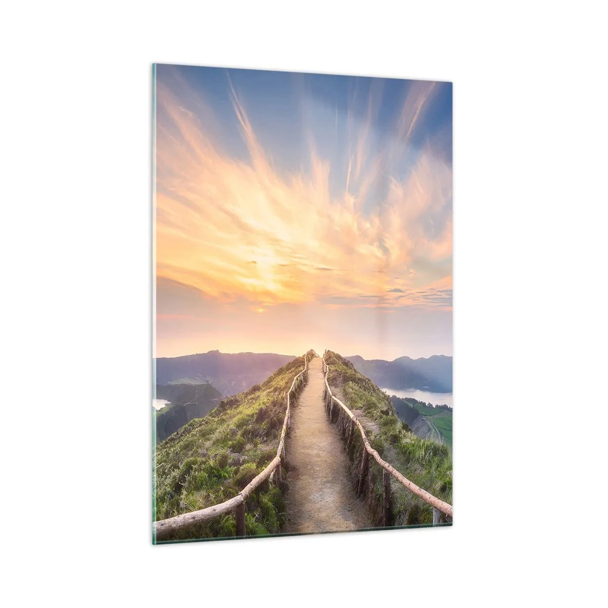 Quadro em vidro - Perto do céu - 50x70 cm