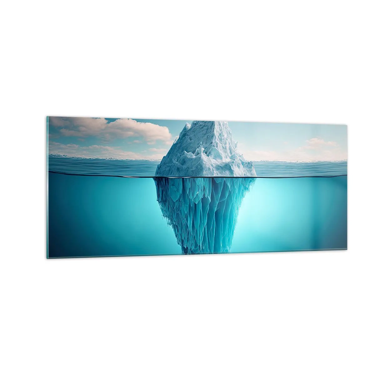 Quadro em vidro - Rainha do Gelo - 100x40 cm