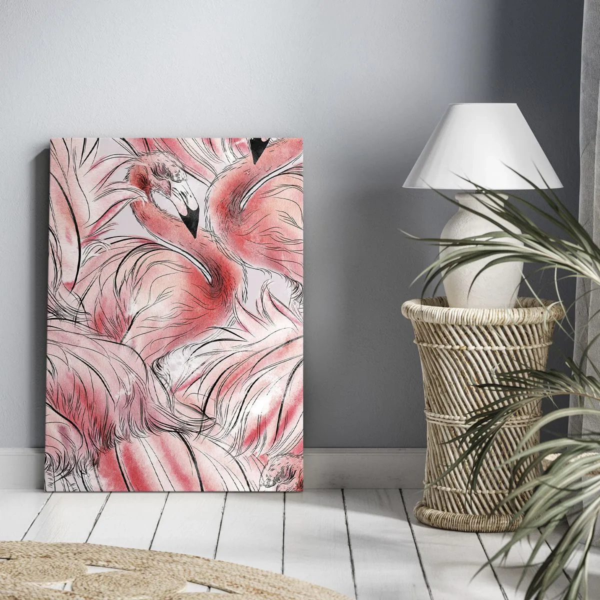 Quadro em tela - Bird corps de ballet - 80x120 cm